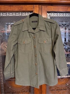 Women’s Olive Utility Jacket by Kate Moss Equipment